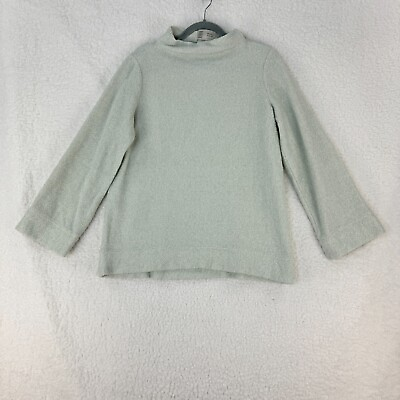 #ad Saturday Sunday by Anthropologie Green Pull Over Sweater Womens Knit Size Small $14.99