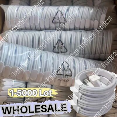 #ad 1 5000 Lot For Apple iPhone 5 6 7 8 X XR XS 11 12 13 14 USB Cable Charger Cord $364.20