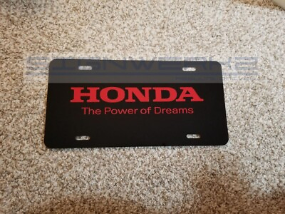 #ad Honda Power Of Dreams Racing Plate metal novelty vanity plate $16.99