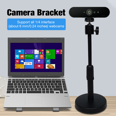 #ad Desk Webcam Support Stand Desktop Web Camera Holder Mount Articulated Support $21.70