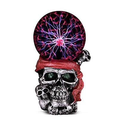 #ad Plasma Ball Lamp Touch SensitiveParty Magical Electrostatic Red Color Crysta... $50.23