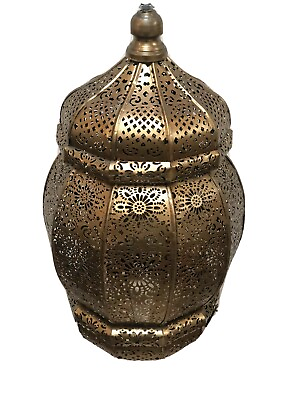 #ad Moroccan Lamp Pendant Metal Ceiling Light Hanging Lantern Lamp ZENDA IMPORTS $120.00