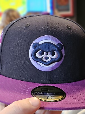 #ad Hat CLUB Grape Jelly Chicago Cubs Hat Size 7 1 2 NWT $85.00