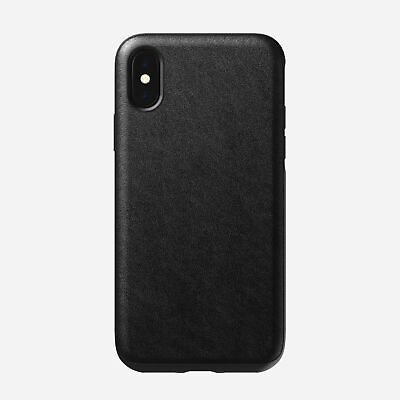#ad NOMAD Leather Case for Apple iPhone XS Max Rugged rustic BLACK $54.76