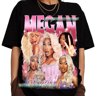 #ad HOT Megan Thee Stallion Retro Shirt Vintage Graphic Unisex T Shirt Size S 5XL $25.99