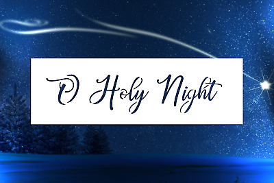 #ad O Holy Night Christmas Inspired Reusable Stencil Many Sizes $28.00