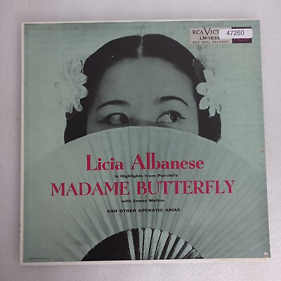 #ad Alicia Albanese Madame Butterfly LP Vinyl Record Album $7.82