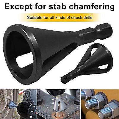 #ad Deburring Tool Bits Chamfer Drill External Burr Pro Stainless Steel Hand Tools $5.42