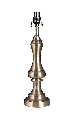 #ad Simplee Adesso Brass Finish Metal Table Lamp Base with AC Outlet 18.75quot;H $31.09
