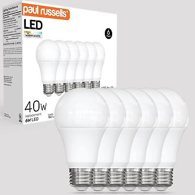 #ad LED Light Bulb A19 40W Equivalent Indoor Light Bulbs 3000K Warm White 450 ... $21.05