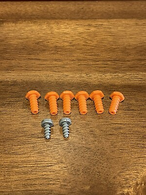 #ad Play toy screws lot of 8 two sizes see pics $2.00