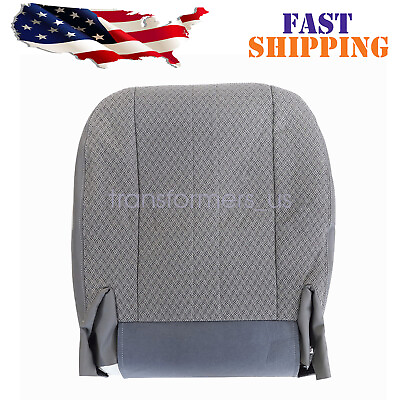 #ad For 2003 2014 Chevy Express amp; GMC Savana Work Van Driver Bottom Cloth Seat Cover $19.56