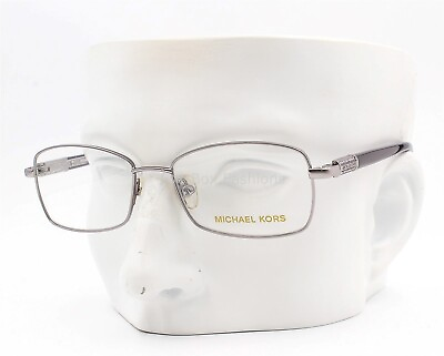 #ad Michael Kors MK 362 033 Eyeglasses Glasses Silver Purple w Crystals 52 16 135 $58.50