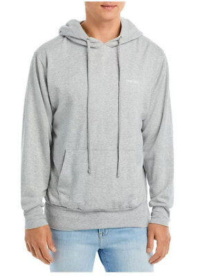 #ad BLOOMIE#x27;S men hoodie sweatshirt 1502FTG24584 rainbow USA made grey sz L $70 $29.99