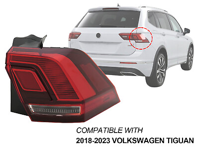 #ad For Outer LED Rear Lamp 2018 2023 Volkswagen Tiguan Passenger Side 5NN945096A $113.60