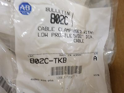 #ad 1 New surplus Allen Bradley 802C TKB cable clamp 802C SER A 5 32quot; dia cable $15.50