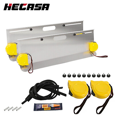 #ad HECASA Wheel Alignment Tool Camber Caster Toe Plates 2 Tape Measuresw Magnets $38.50