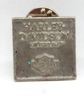 #ad Harley Davidson Museum Pin 2008 Bar amp; Shield Lapel Silver Tone Vest Hat $7.98