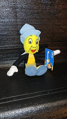#ad Disney Toy Factory RARE Authentic Jiminy Cricket Plush Pinocchio 14” Tags $15.00