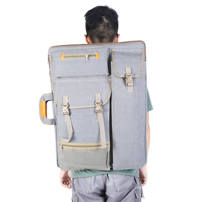#ad Portable Large Art Bag Outdoor Waterproof Sketch Board Bag Art Supply Gray YEK $29.72