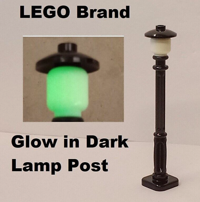 #ad LEGO Street Light Fancy Lamp Post Harry Potter 2x2 GLOW IN DARK Castle Monsters $6.15