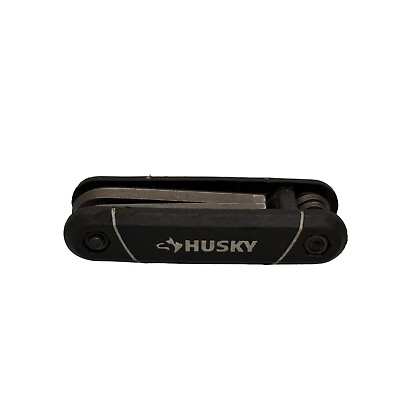 #ad Husky 8 Pc Folding Locking Hex Key Driver Set $19.94