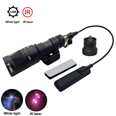 #ad Tactical LED Flashlight Sout Light Night Vision IR Illuminator Lamp 20mm Rail US $59.99