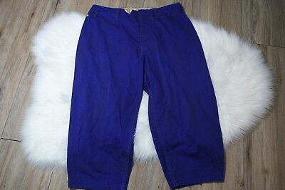 #ad 1940s ? Antique Men#x27;s Clamdigger Purple Pants Homemade Sewn ? $45.12