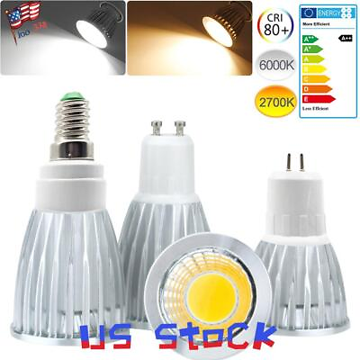 #ad Super Bright COB LED Lamp GU10 E27 E14 GU5.3 LED Bulb 9W 12W 15W Spotlight USA $10.09