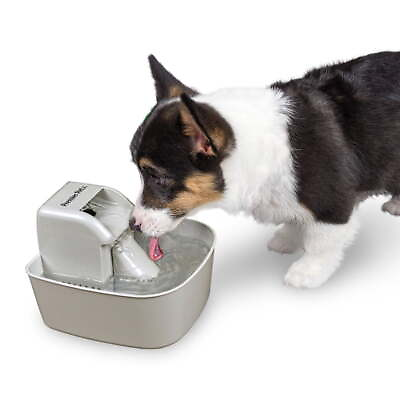 #ad 50 oz. Pet Fountain Automatic Water Fountain for Dogs and Cats easy cleaning $21.81
