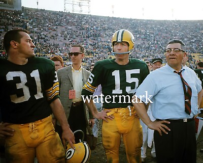 #ad Packers Super Super Bowl 1 Lombardi Star Taylor on Sidelines 8x10 Photo $6.99