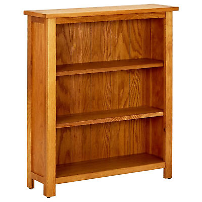 #ad 3 Tier Bookcase 27.6quot;x8.9quot;x32.3quot; Solid Oak Wood A9U8 $176.89