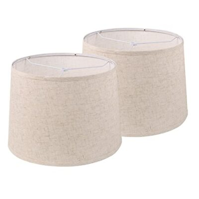 #ad Lamp Shades Set of 2 Drum Lampshade for Table Lamp Floor Light Bedside Lamp ... $47.11