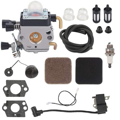 #ad Carburetor Kit For Stihl FS85 FS75 FS80 KM85 HS80 HS85 Air filter ignition coil $27.00