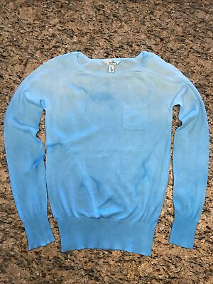 #ad Active Basic long sleeve ombré blue sweater top shirt Size S Small LA America JR $7.19