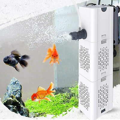 #ad 300GAL Filter External Internal Aquarium Fish Tank Canister Quiet Water Pump $23.95