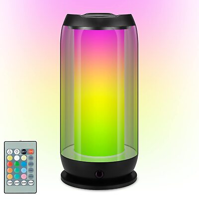 #ad Bedside Table Lamp with Remote Color Changing Desk Lamp with Timer Dimmable R... $50.94