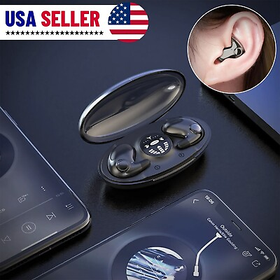 #ad #ad 2023 Bluetooth Earbud Headset TWS 5.3 Wireless Earphone Invisible for All Phone $14.99