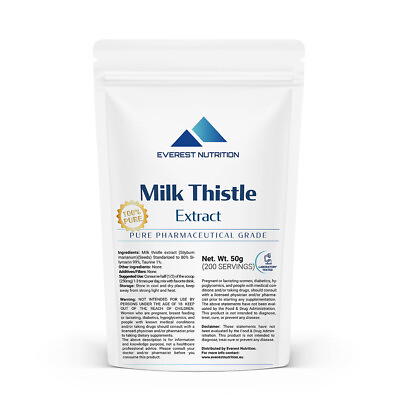 #ad Milk Thistle Extract Silymarin 80% Powder Liver Aid $28.49