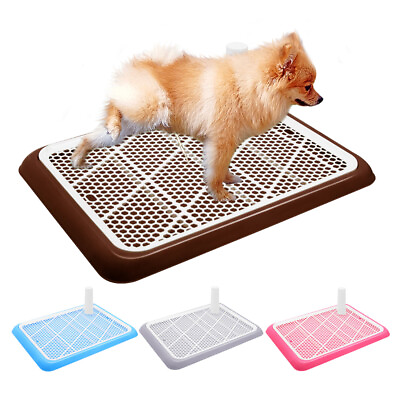 #ad Portable Dog Training Toilet Puppy Pad Holder Tray Indoor Pet Potty Litter Box $27.99