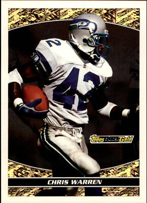 #ad 1993 Topps Black Gold Seattle Seahawks Football Card #21 Chris Warren $1.69