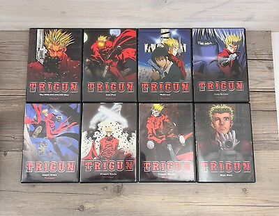 #ad Trigun Complete Series 8 DVD Set 1998 Flawless Discs Artwork Episodes 1 26 $49.95