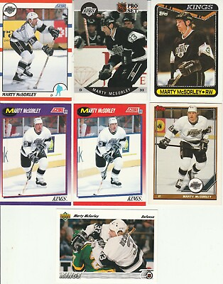 #ad 🏒 Huge 40 different MARTY McSORLEY cards lot 1990 2015 Kings Sharks $17.99