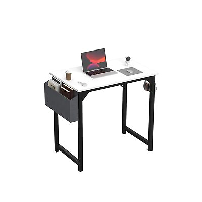#ad DUMOS 32 Inch Office Small Computer Desk Modern Simple Style Writing Study Wo... $41.77