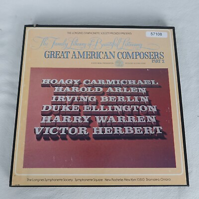 #ad Family Library Of Beautiful Listening Great American Composers Part 2 Box Set C $9.77