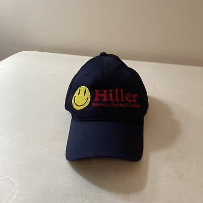 #ad Hiller Plumbing Heating amp; Cooling Adjustable Strap Dark Blue Hat $9.99