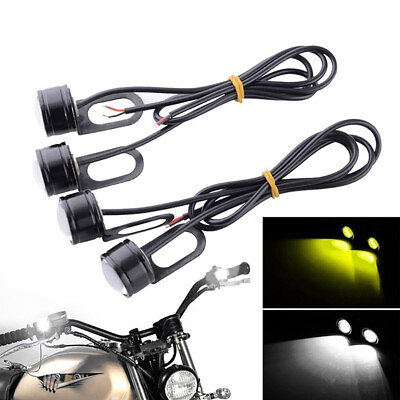 #ad Motorcycle Led Light Super Bright Spotlight Driving Safety Lamp Brake Ligjo C $2.22