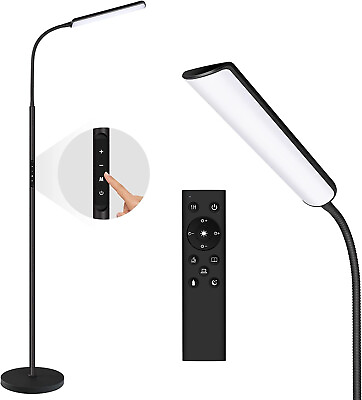 #ad LED Floor Lamp Bright 15W Floor Lamps for Living Room with 1H Timer Stepless A $39.99