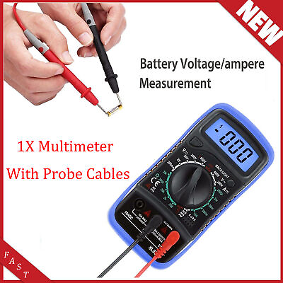 #ad Digital Multimeter Voltmeter XL830L AC DC Ammeter Ohmmeter Volt Meter Tester Ohm $12.99