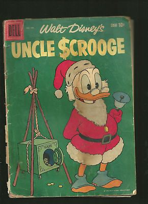 #ad Walt Disney Uncle Scrooge #24 Fr Christmas 1958 $10.00